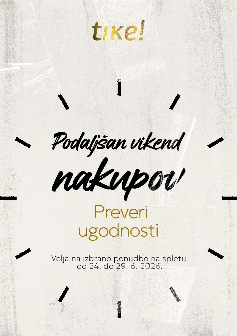 Podaljšan vikend nakupov